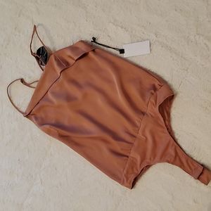 NWT ASTR silky bodysuit